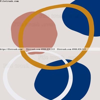 File in trần tranh Klein Phap xanh 532 (bản gốc) phong cảnh