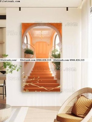 File in trần tranh bac thang loi vao 3d 502 (bản gốc) 5D