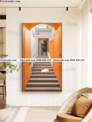 File tranh tranh bac thang loi vao 3d 504 (gốc) chủ đề thành phố