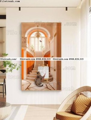 File tranh in tráng gương tranh bac thang loi vao 3d 507 (siêu nét)