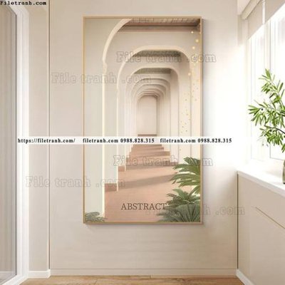 File ảnh tranh bac thang loi vao 3d 509 (gốc) in biển hiệu