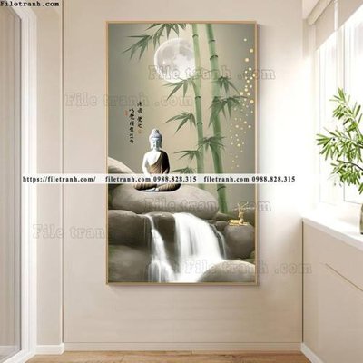 File ảnh tranh bambo cay truc kieu moi 502 (gốc) dùng in Pano