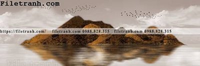 File in trần tranh banner dau giuong bang su pha le 280 (bản gốc) mây trời