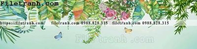 File in trần tranh banner dau giuong bang su pha le 295 (bản gốc 3D) sống động