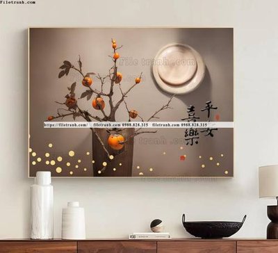 File tranh in trần 3D tranh binh hoa hop dong ho nha hang 502 (ảnh gốc)