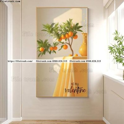 File PSD tranh binh hoa qua man trung quoc 504 (nguyên gốc) chất lượng cao