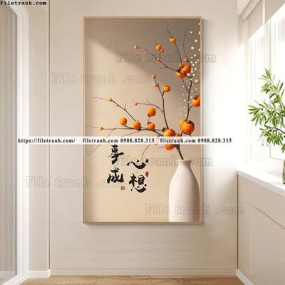 Tải file tranh binh hoa qua man trung quoc 515 (gốc) in ấn chất lượng