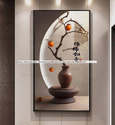 File gốc tranh binh hoa va cay mat trang toi gian 507 (in lụa) chi tiết cao