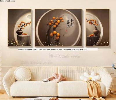 Chi tiết file tranh tráng gương tranh bo 3 binh hoa kieu moi hien dai 503 (ảnh gốc)