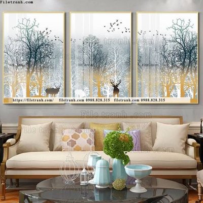 File in trần tranh bo 3 tam pha le guong 525 (bản gốc) 5D