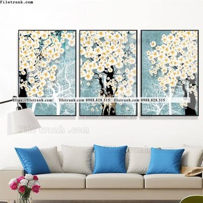 File gốc tranh bo 3 tam pha le guong 530 (thiết kế) cho in ấn