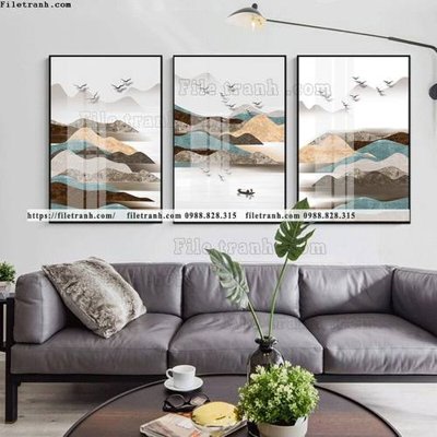 File gốc in ấn tranh bo 3 tam pha le guong 532 chất lượng vượt trội