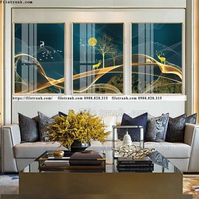 File tranh tranh bo 3 tam pha le guong 572 (gốc) chủ đề trẻ em