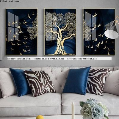 Tải về hình ảnh gốc tranh bo 3 tam pha le guong 591 sắc nét