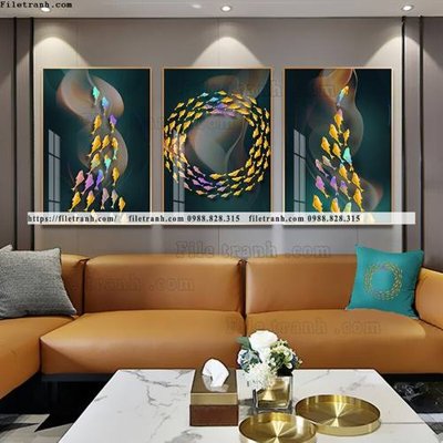 Tải file tranh bo 3 tam pha le guong 597 (gốc) làm tranh trang trí