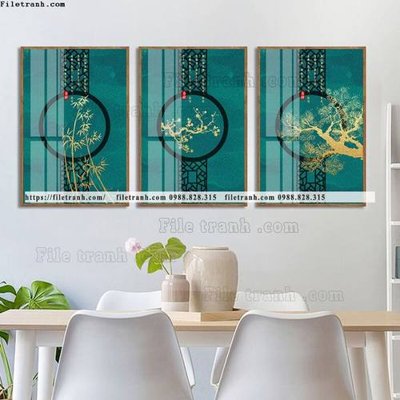 Tải về file gốc tranh bo 3 tam pha le guong 618 (chuẩn in ấn)