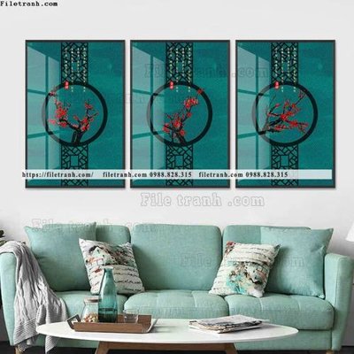 Download file tranh bo 3 tam pha le guong 621 (chuẩn in) chất lượng cao