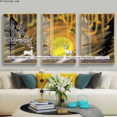 File gốc tranh bo 3 tam pha le guong 624 (in lụa) tranh thuận buồm