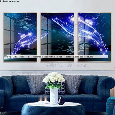 File gốc in ấn tranh bo 3 tam pha le guong 629 chất lượng vượt trội