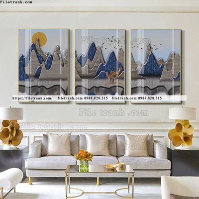 Tải file tranh tranh bo 3 tam pha le guong 634 (gốc) tại Filetranh.com