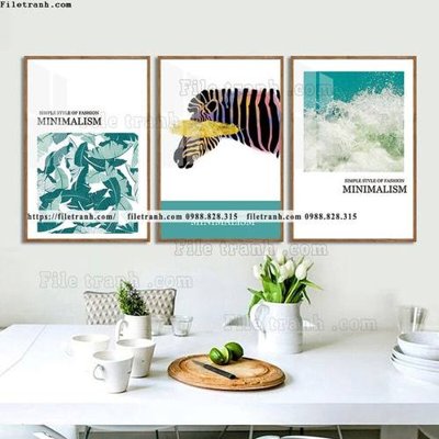 File tranh tranh bo 3 tam pha le guong 640 (gốc) chủ đề động vật