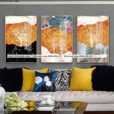 Tải file gốc in lụa tranh bo 3 tam pha le guong 673 siêu nét