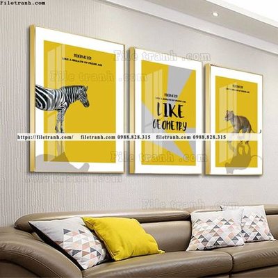 File tranh quảng cáo tranh bo 3 tam pha le guong 683 (download file gốc)