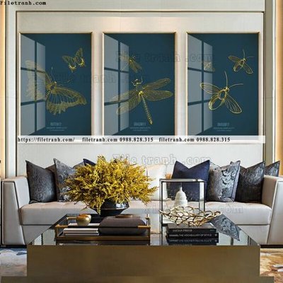 File gốc tranh bo 3 tam pha le guong 689 (in lụa) cao cấp