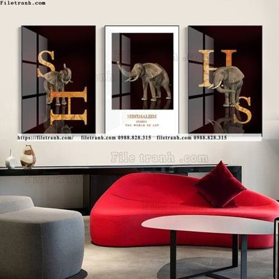 File tranh in mica tranh bo 3 tam pha le guong 712 (độ phân giải cao)