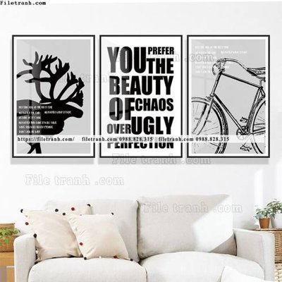 Ảnh gốc tranh bo 3 tam pha le guong 714 (độ nét cao) in mica