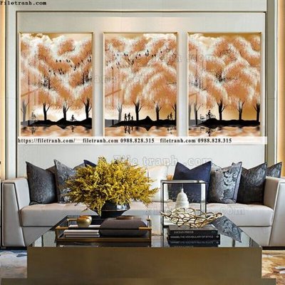 File tranh tranh bo 3 tam pha le guong 747 (ảnh gốc) không bị mờ