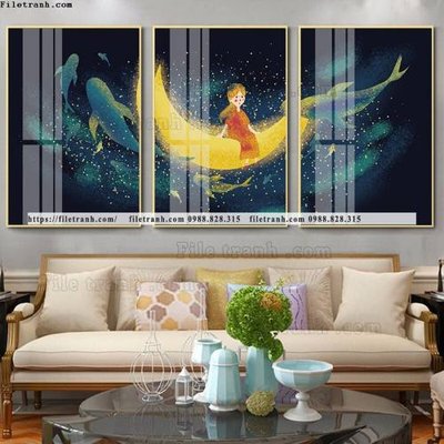 Tải về hình ảnh gốc tranh bo 3 tam pha le guong 761 sắc nét