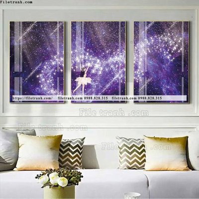 File in trần tranh bo 3 tam pha le guong 783 (bản gốc) mây trời