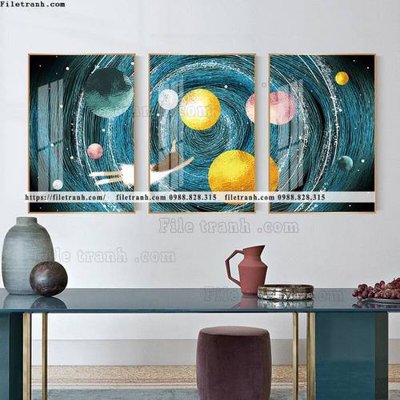 Mua file gốc tranh bo 3 tam pha le guong 787 (PSD) tại Filetranh.com