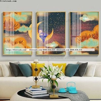 File PSD tranh bo 3 tam pha le guong 832 (bản gốc) cho nhà in