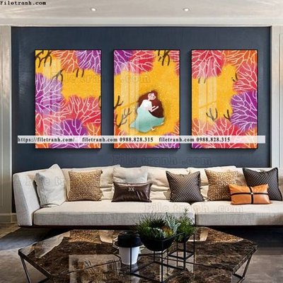 Tải file gốc tranh bo 3 tam pha le guong 864 (bản PSD) chỉnh sửa được