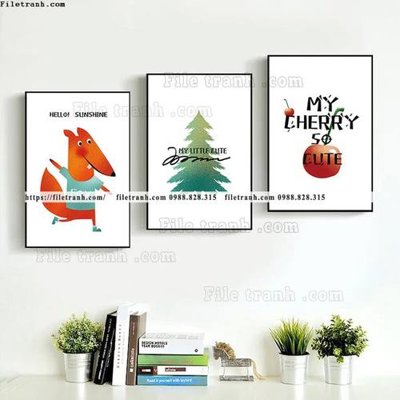 Download file tranh bo 3 tranh hoat hinh tre em ngho nghinh 550 (chuẩn in) tranh bo 3 tranh hoat hinh tre em ngho nghinh 550