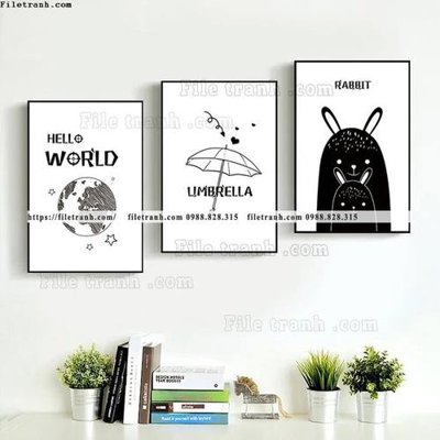 File gốc tranh bo 3 tranh hoat hinh tre em ngho nghinh 554 (PNG) không nền chất lượng