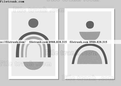 Tải file gốc tranh bo toi gian hien dai in canvas khach san 117 (in khổ lớn) không vỡ