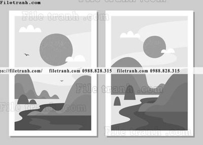 File tranh tranh bo toi gian hien dai in canvas khach san 122 (ảnh gốc) cho in ấn kỹ thuật số