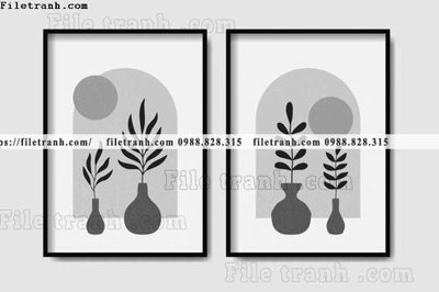 Tải file tranh bo toi gian hien dai in canvas khach san 127 (gốc) chủ đề phong thủy