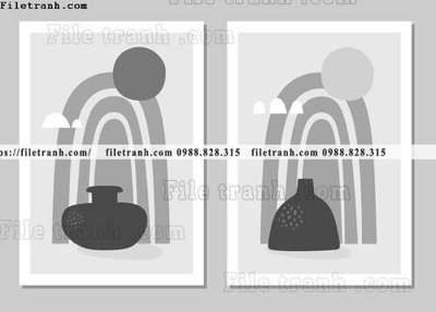 Tải file tranh gốc tranh bo toi gian hien dai in canvas khach san 208 chất lượng cao