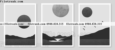 File gốc tranh bo toi gian hien dai in canvas khach san 213 (phong cách) cổ điển