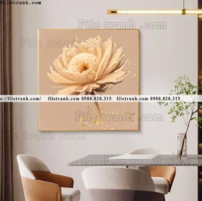 File tranh tranh bong hoa vuong nha hang 509 (gốc) chủ đề trẻ em