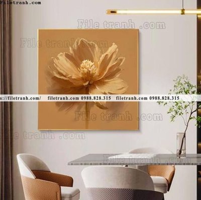 File tranh tranh bong hoa vuong nha hang 515 (ảnh gốc) độc quyền