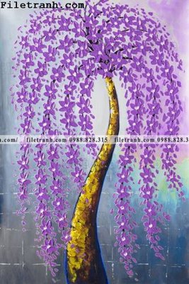 File gốc tranh cay tien hoa mai tai loc 132 (cho in 3D) độc đáo