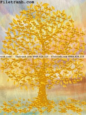 File tranh in trần tranh cay tien hoa mai tai loc 149 (ảnh gốc siêu nét)