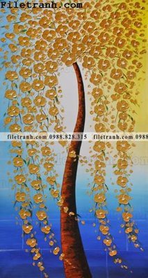 Mua file tranh gốc tranh cay tien hoa mai tai loc 171 tại Filetranh.com