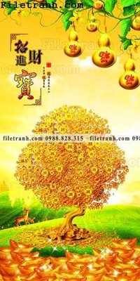 File tranh gốc tranh cay tien hoa mai tai loc 172 chủ đề hiện đại