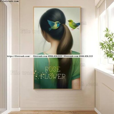 Tải file gốc tranh chan dung co gai truu tuong 519 (bản PSD) gốc